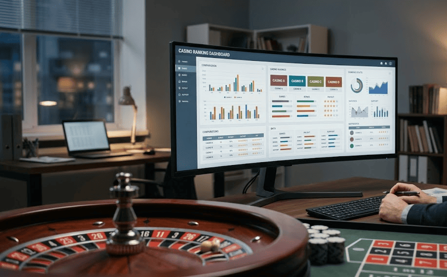 Srovnání casino webu